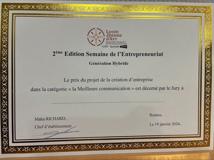 Semaine entrepreneuriat 2024 - génération hybride